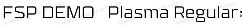 FSP DEMO   Plasma Regular字体转换
